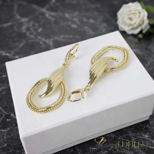 Goldfilled Antiallergén Fülbevaló 54mm 14K szín