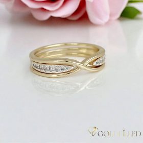   "Goldfilled" antiallergén gyűrű, különböző méretekben 14K színű