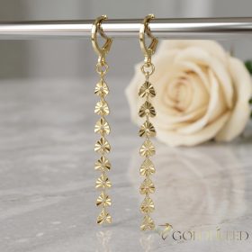 Goldfilled Antiallergén Fülbevaló 60mm 14K Szín