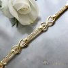 Goldfilled Antiallergén Karkötő 19cm/5mm 14K színű
