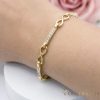 Goldfilled Antiallergén Karkötő 19cm/5mm 14K színű