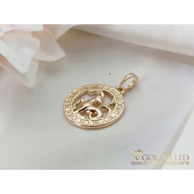 Goldfilled Antiallergén Medál 28mm 18K szín