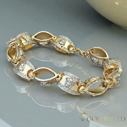 Goldfilled Antiallergén Karkötő 22cm /11mm Multikolor szín