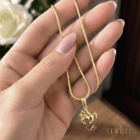   Goldfilled Antiallergén Nyaklánc 45cm / 1mm + Nyilas Medál 14K szín