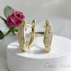 Goldfilled Antiallergén Fülbevaló 16mm 14K szín