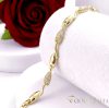 Goldfilled Antiallergén Karkötő 19 cm/7mm 14K színű