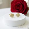 Goldfilled Antiallergén Fülbevaló 9mm 14K szín	