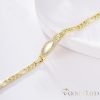 Goldfilled Antiallergén Karkötő 18cm/4-8mm 14K színű