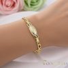 Goldfilled Antiallergén Karkötő 18cm/4-8mm 14K színű