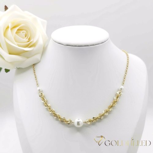 Goldfilled Antiallergén Nyaklánc 45cm/2-5 mm 14K szin