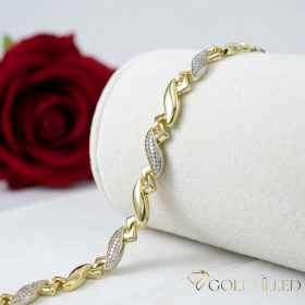   Goldfilled Antiallergén Karkötő több féle méretben Szélessége: 8mm 14K szín