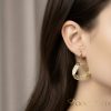 Goldfilled Antiallergén Fülbevaló 38mm 14K szín