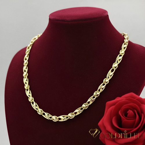 Goldfilled Antiallergén Nyaklánc 60 cm/6 mm 14K  szín