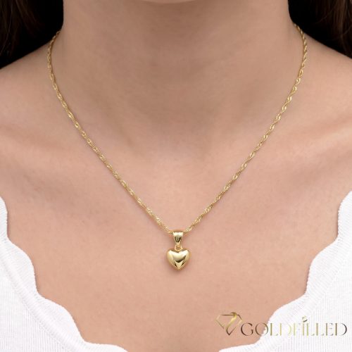 Goldfilled Antiallergén Nyaklánc 45cm/2mm +Medál 14K Szín (max 7 éves korig ajánlott !)