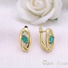 Goldfilled Antiallergén Fülbevaló 18mm 14K szín