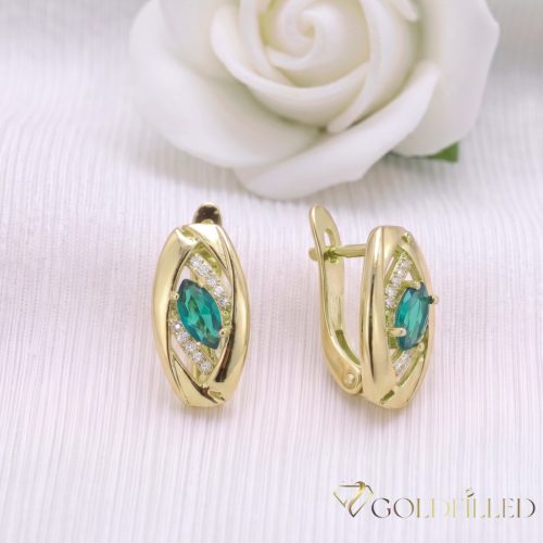Goldfilled Antiallergén Fülbevaló 18mm 14K szín