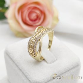   "Goldfilled" antiallergén gyűrű, különböző méretekben 14K színű