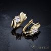 Goldfilled Antiallergén Fülbevaló 20mm 14K szín