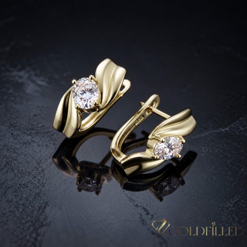 Goldfilled Antiallergén Fülbevaló 20mm 14K szín