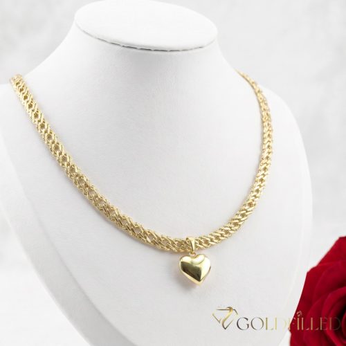 Goldfilled Antiallergén Luxury Nyakék 45cm Hosszú és 6,2mm  Széles  Szín 14K