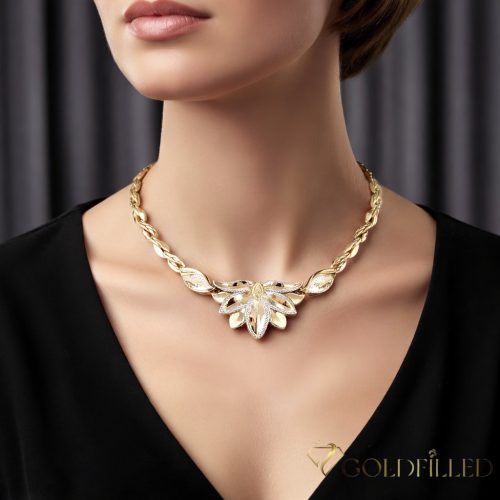 Goldfilled Antiallergén Nyakék 50 cm/7,2 mm 14K Multikolor szín