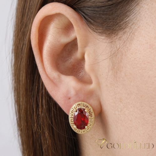 Goldfilled Antiallergén Fülbevaló 18mm 14K szín