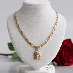   Goldfilled Antiallergén Nyaklánc 50cm/4mm +Medál 18K Szín