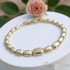 Goldfilled Antiallergén Karkötő 19 cm/9mm 14K színű
