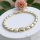 Goldfilled Antiallergén Karkötő 19 cm/9mm 14K színű