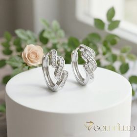 Goldfilled Antiallergén Fülbevaló 16mm