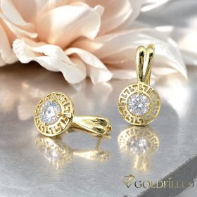 Goldfilled Antiallergén Fülbevaló 19mm 14K szín