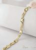 Goldfilled Antiallergén Karkötő 17 cm/7mm 14K színű