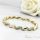 Goldfilled Antiallergén Karkötő 19cm/5mm 14K színű