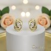 Goldfilled Antiallergén Fülbevaló 18mm 14K szín