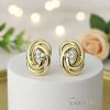 Goldfilled Antiallergén Fülbevaló 18mm 14K szín