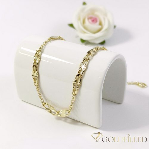 Goldfilled Antiallergén Karkötő 17-20cm/3-6mm 14K