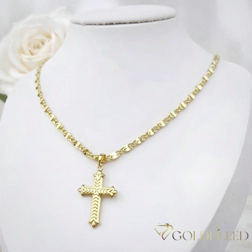 Goldfilled Antiallergén Nyaklánc 55cm/4mm +Medál 14K Szín