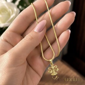   Goldfilled antiallergén nyaklánc 45cm / 1mm + Mérleg medál 14K szín