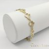 Goldfilled Antiallergén Karkötő 19 cm/10mm 14K színű