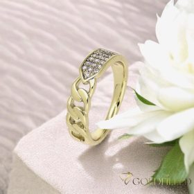   "Goldfilled" antiallergén gyűrű, különböző méretekben 14K színű