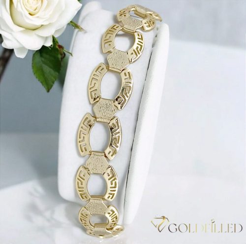 Goldfilled Antiallergenic Bracelet 17,5cm/14mm 14K color