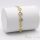 Goldfilled Antiallergén Karkötő 17 cm/10mm 14K színű
