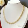 Goldfilled Antiallergenic Luxury Necklace 50 cm Long and 7mm 7 Wide 14K color