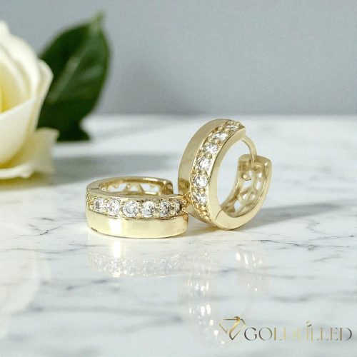 Goldfilled Antiallergenic Earring 14 mm 18K Color Multicolor 