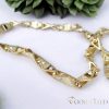 Goldfilled Antiallergén Luxus Barakka Nyaklánc 70cm Hosszú és 11mm Széles  (150g)  Szín 14K Multikolor