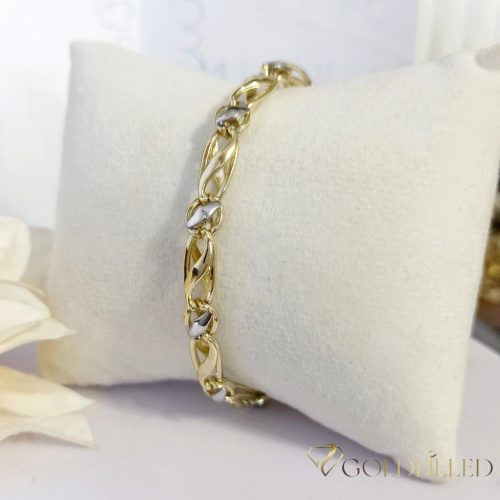 Goldfilled Antiallergén Karkötő több féle méretben Szélessége: 6 mm 14K szín
