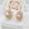 Goldfilled Antiallergén Fülbevaló 18mm 14K szín