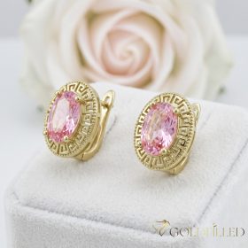 Goldfilled Antiallergén Fülbevaló 18mm 14K szín