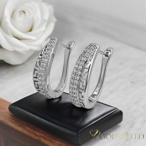 Goldfilled Antiallergén Fülbevaló 25 mm 