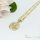Goldfilled Antiallergén Nyaklánc 45cm / 4mm + Skorpió Medál 14K szín